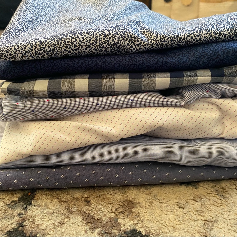 Banana Republic Blue and White Dress Shirts
